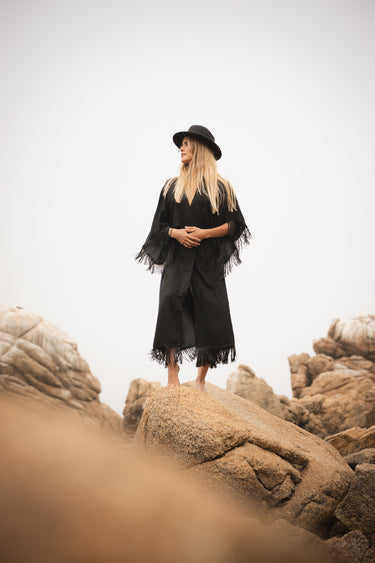 Kimono Flecos IANSA black